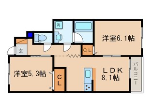 クラスペディアの物件間取画像